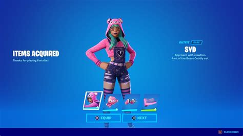 How To Get New Syd Skin In Fortnite Youtube