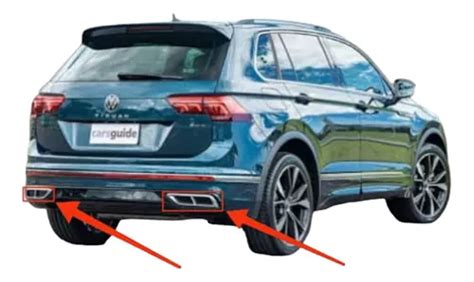 Molduras Cromadas Facia Trasera Vw Tiguan R Line 2023 2024 Envío gratis