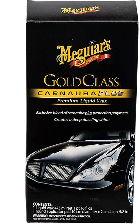 Meguiars G7016 Gold Class Carnauba Plus Premium Liquid Wax 16 Oz