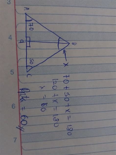 En El Triangulo Abc De La Figura 1 Bd Es Bisectriz Del Angulo Abc Si