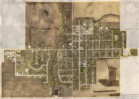 Map of Roland city, Iowa