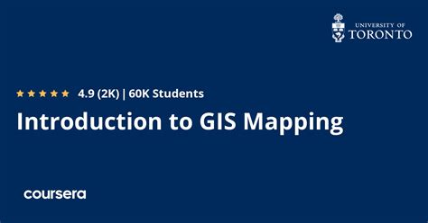 Introduction To Gis Mapping Coursera