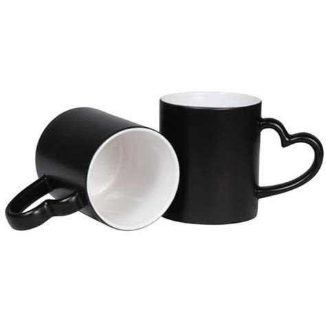 Sublimation Magic Mug Heart Handle With Box ApparelTech