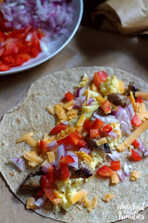 Easy Healthy Breakfast Burrito for a Make Ahead Meal | My Nourished Home