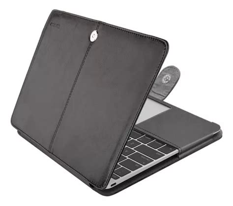 Funda Mosiso De Cuerina Para Macbook A Negro