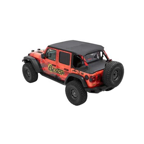 Bikini Tops Safari Noir Jeep Wrangler Jl Portes