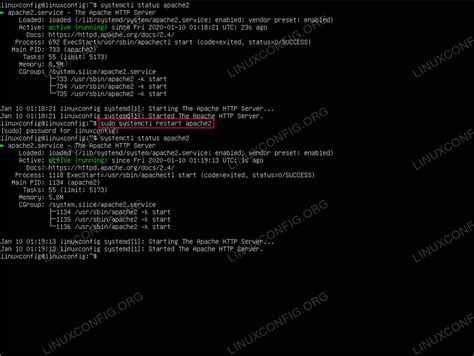 C Mo Reiniciar Apache En Ubuntu Fosa Focal Ilinuxgeek