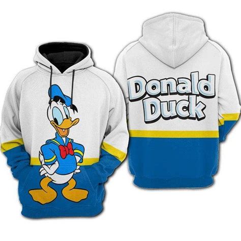 Funny Donald Duck Hoodie 3d Dh Hoodies Donald Duck Unisex Hoodies