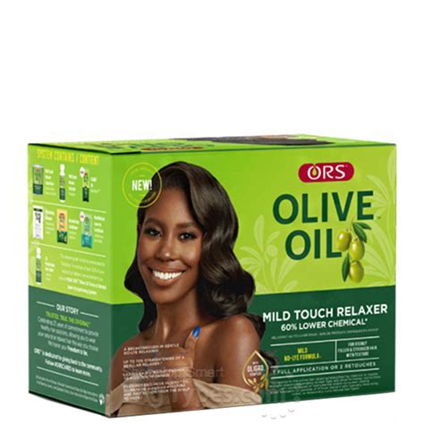 Ors Organic Root Stimulator Olive Oil Mild Touch Relaxer Kit