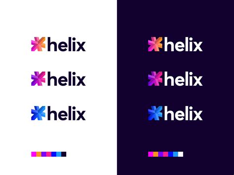 Helix Logo Design Logo Design Examples Branding