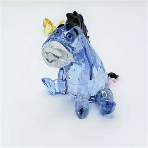 Swarovski Crystal Eeyore Donkey Blue Retired Vintage Figure Eur