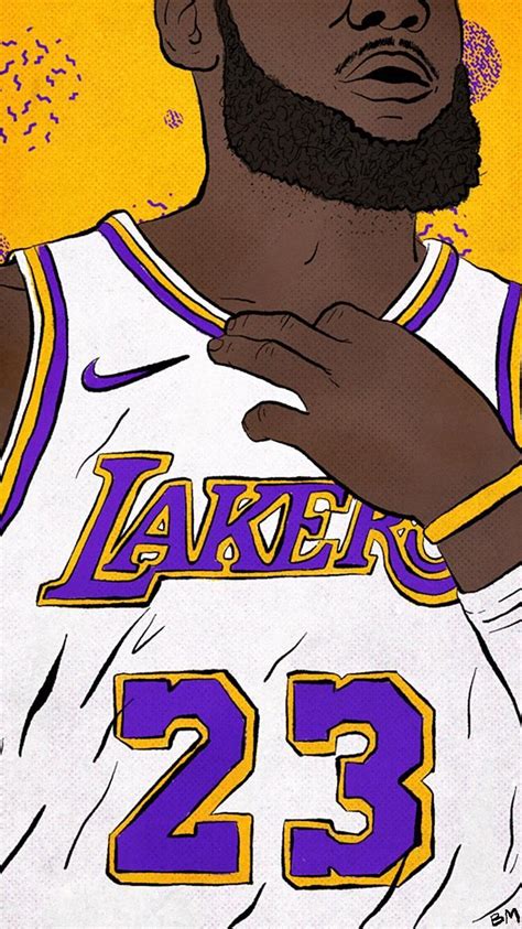 Cartoon LeBron Lakers Wallpapers - Top Free Cartoon LeBron Lakers ...