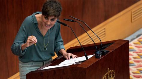 Dimite Lorena Ruiz Huerta Portavoz De Podemos En La Asamblea De Madrid