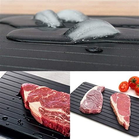 Express Thaw Large Defrosting Tray Non Stick Thawing Board For Frozen