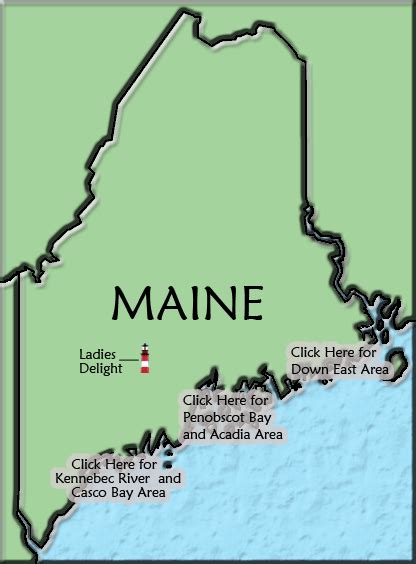 Maine Lighthouses | Maine lighthouses, Maine lighthouses map, Lighthouse