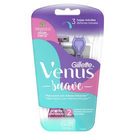 Aparelho de Depilar Gillette Descartável Feminino Venus Simpley 2