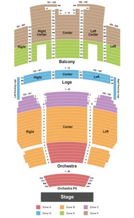 Kingsbury Hall Seating Chart