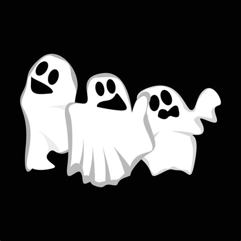 Ghost Logo Design, Halloween Icon, Halloween Costume Illustration, Celebration Banner Template ...