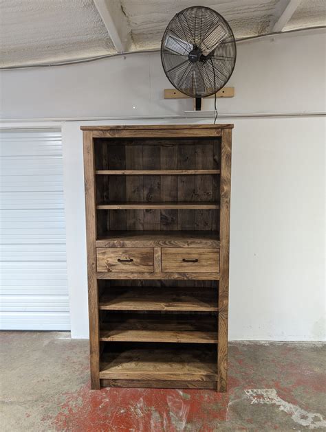 Model #1109 - Bookcase with drawers - Limitless Woodworking