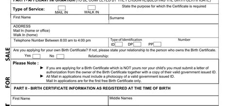 Trinidad Birth Certificate Application PDF Form FormsPal