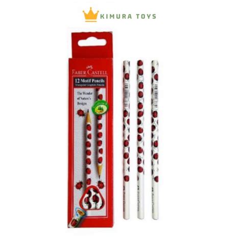 Jual Pensil 2B Faber Castell Motif Kumbang LADY BUG Pack Di Lapak