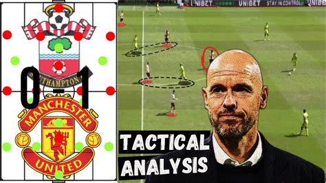 Southampton 0 1 Manchester United Tactical Analysis English