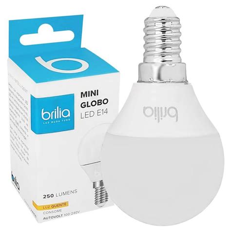 L Mpada Bolinha Led Leitosa G W Bivolt E Quente Brilia L Mpada