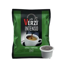 Capsule Verzì Caffè Compatibili con Uno System aroma Intenso