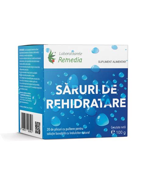 Saruri De Rehidratare 20 Pliculete Laboratoarele Remedia Dr Max