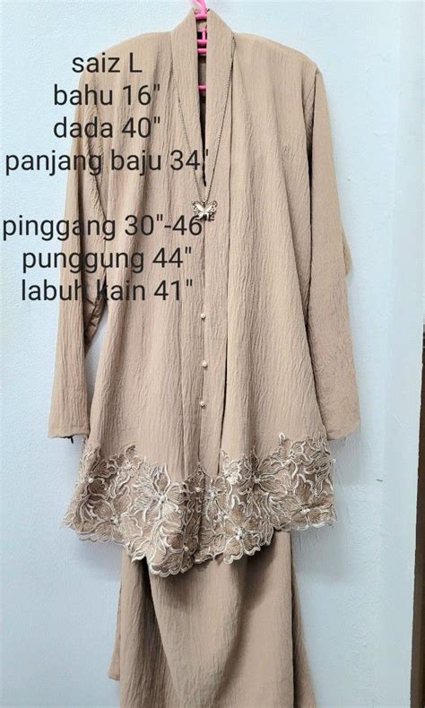 NUDE COLOR BAJU KURUNG Women S Fashion Muslimah Fashion Baju Kurung