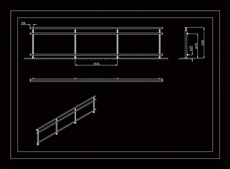 Detalles De Barandas En Dwg Kb Librer A Cad