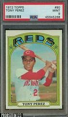 Tony Perez Prices Topps Baseball Cards