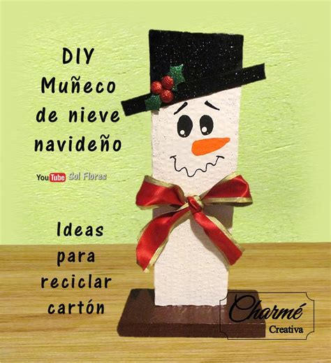 Diy Mu Eco De Nieve Navide O Ideas Para Reciclar Cart N