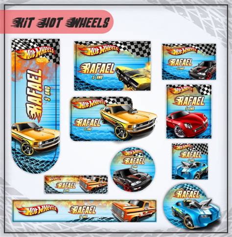 Arquivo Etiqueta Escolar Hot Wheels Studio E Pdf Elo
