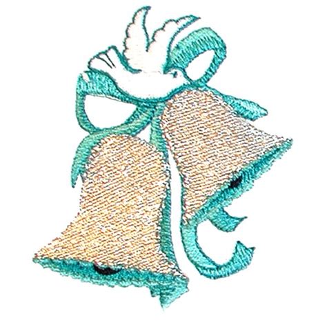 Dove Wedding Bells Embroidery Design Annthegran