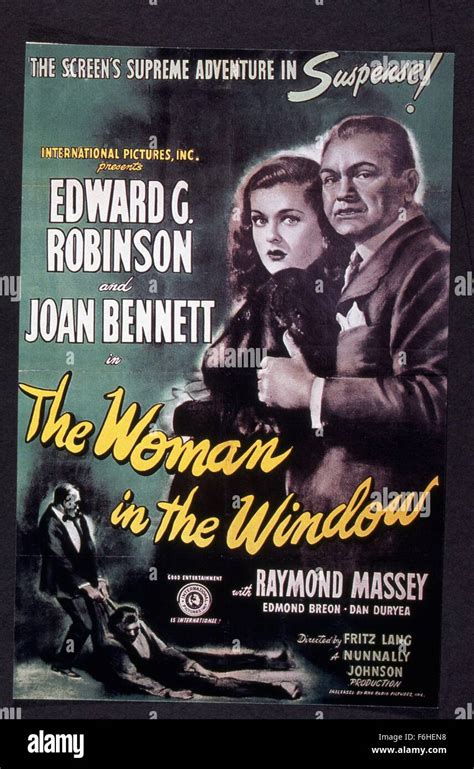 1944, Film Title: WOMAN IN THE WINDOW, Director: FRITZ LANG, Studio ...