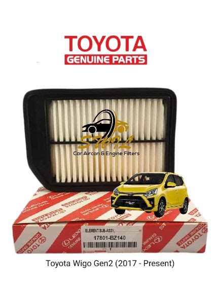 TOYOTA Air Filter For Toyota Wigo Gen2 2017 Present Lazada PH