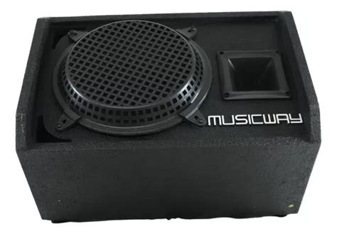 Caixa Acústica Retorno De Palco Music Way 200w Rms Passiva Frete grátis