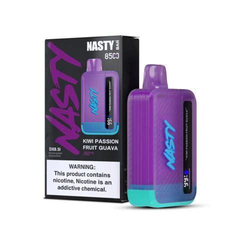 Nasty Bar Puff Disposable Vape Kiwi Passion Fruit Guava