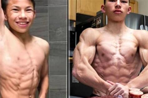 The Before And After Photos Of Tristyn Lee The Child Bodybuilder Hes