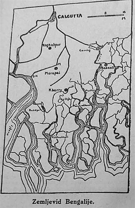 A much more realistic map of the 24 Parganas district where the ...