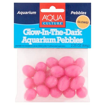 Aqua Culture Glow-In-The-Dark Aquarium Pebbles, 2.25 oz - Walmart.com