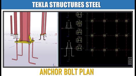 How To Create Anchor Bolt Plan Youtube