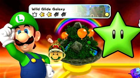 Super Mario Galaxy 2 All Green Stars 🌌 Wild Glide Galaxy 100 Youtube