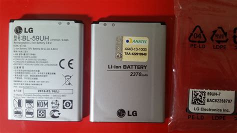 Bateria LG Bl 59uh G2 Mini Dual D618 D620 D625 4g Original R 99 00