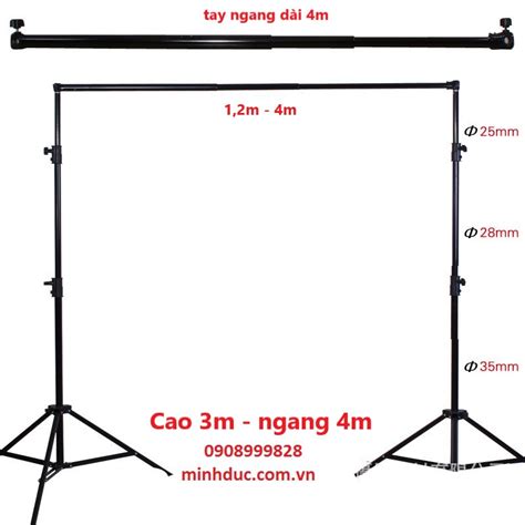 Bộ Giá Treo Phông Khung Treo Phông Di động Lớn 3m X 4m Chính Hãng