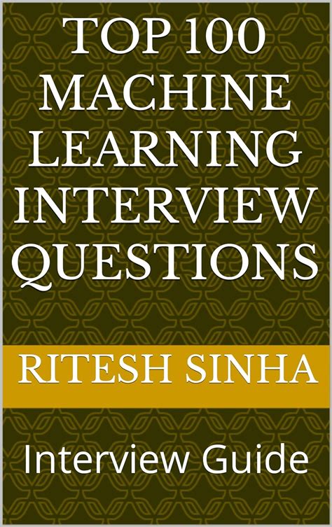 Amazon Top 100 Machine Learning Interview Questions Interview