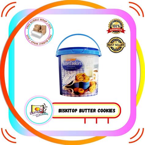 Jual Biskitop Butter Cookies Assortment Gr Kaleng Handle Toples