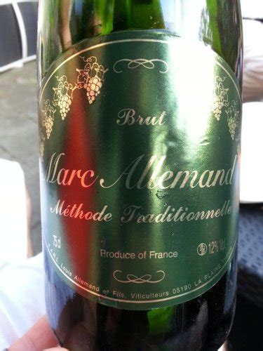 Louis Allemand Marc M Thode Traditionnelle Brut Vivino Us