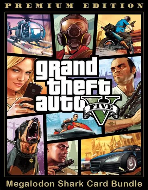 Buy Grand Theft Auto V Premium Edition And Megalodon Shark Card Bundle